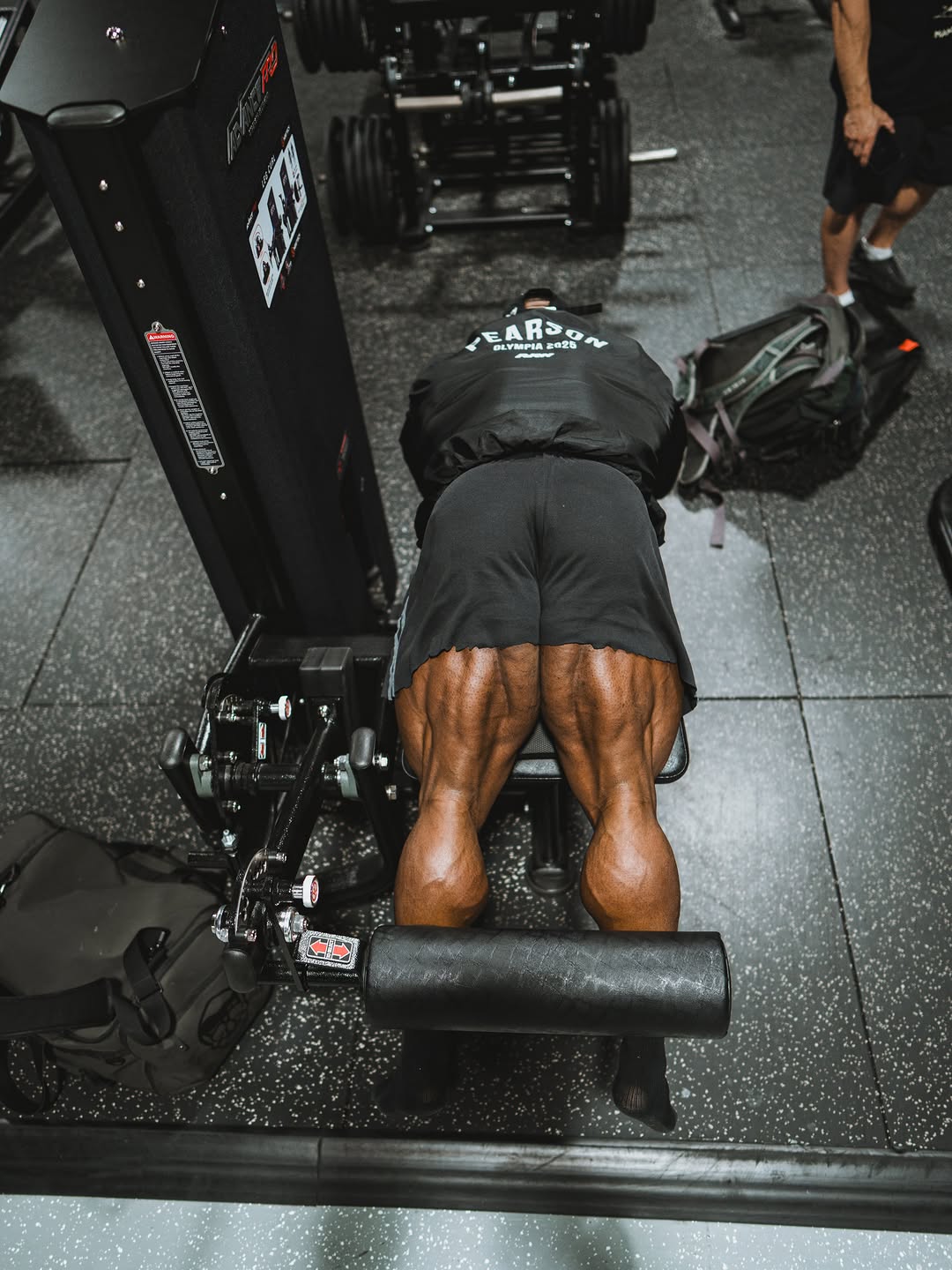 Keone Pearson em preparação na academia